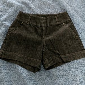 Dark wash shorts